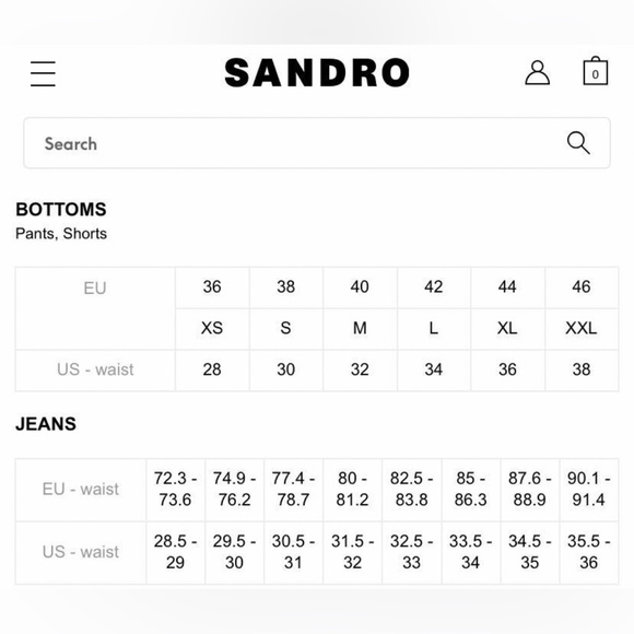 SANDRO High Waisted Pleated Wide Leg Trouser - Picture 16 of 16